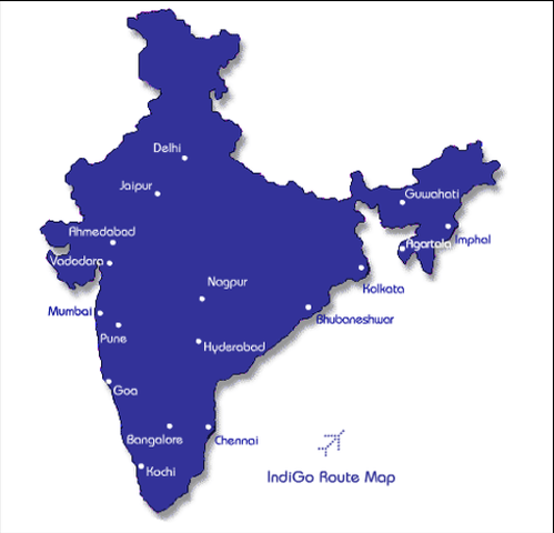 Kingfisher Airlines Route Map Indigo Becomes India's Largest Lcc | Capa