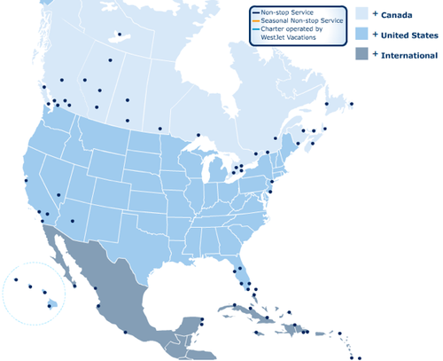 Westjet Postal Code WestJet reports 2.4 ppt decrease in load factor in 1H2009 | CAPA