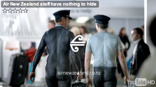 Air New Zealand setzt Body-Painting-Kampagne fort