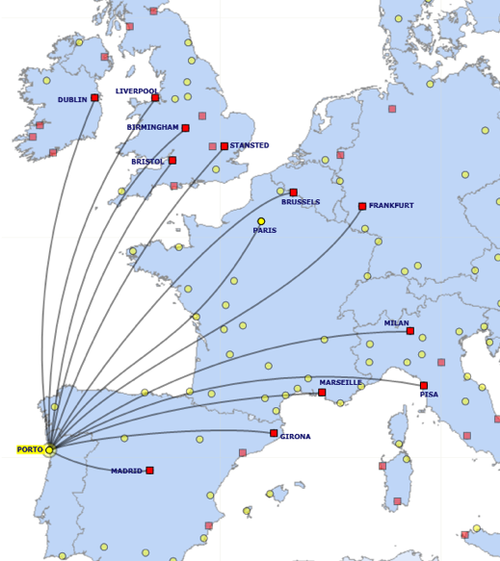 Tap portugal карта полетов