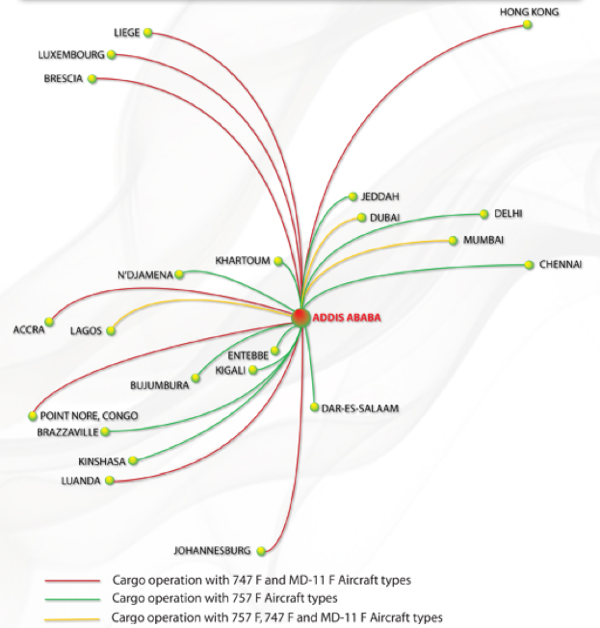 Ethiopian Airlines Route Map 2020 Ethiopian Airlines Aims To Become The Largest Carrier In Africa By 2025 |  Capa