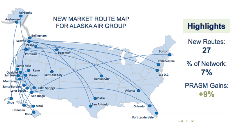 Alaska Airlines Airports Map   Alknewroutes 