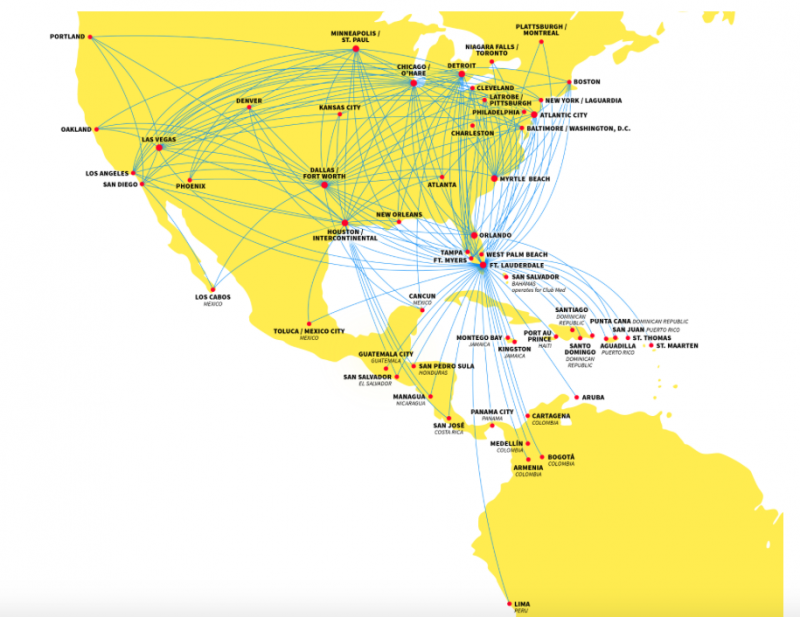 Spirit Airlines Route Map 2021 Spirit Airlines Makes A New Push From Houston Adding Some New Competition  For United And Southwest | Capa