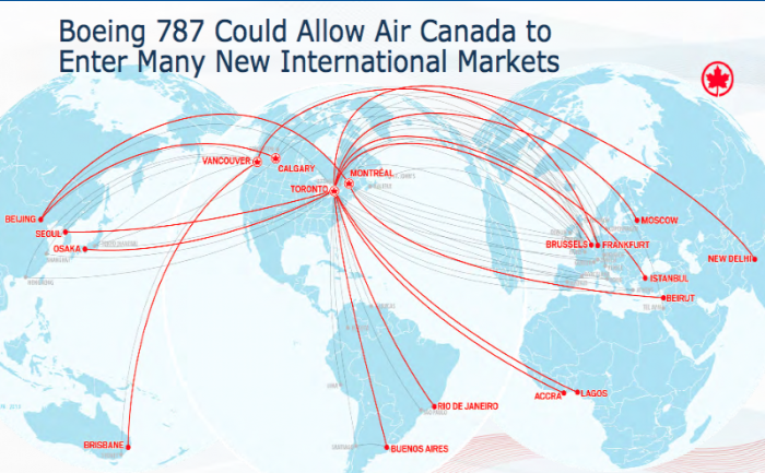 Air Canada Shakes Out Its Network With High Profile Long Haul Service