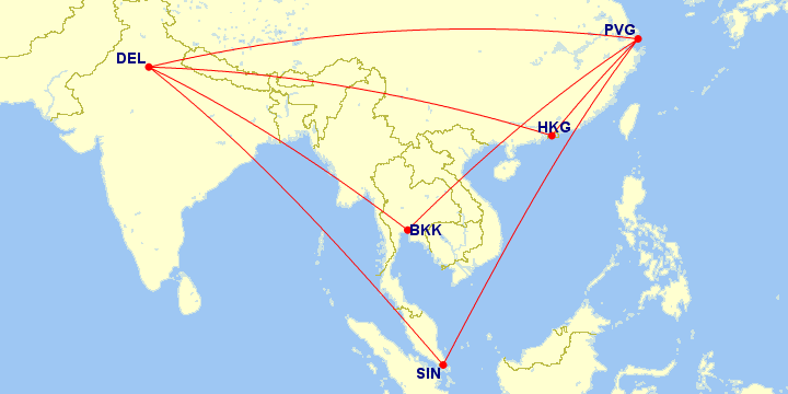 bangalore to china travel time