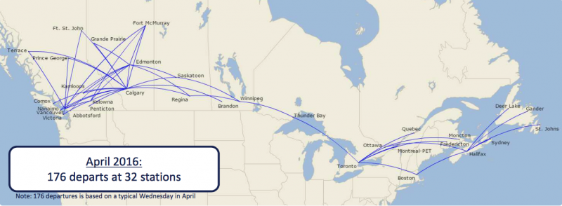 Westjet Encore Route Map Westjet's Encore Continues Growing Throughout Canada As Transborder Service  Debuts In 2016 | Capa