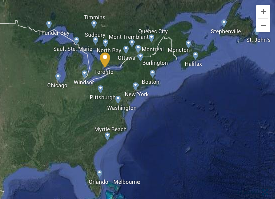 Porter Airlines Flight Map Canada's Porter Airlines' 10Th Anniversary Is Clouded By An Uncertain  Future. Where To Next... | Capa