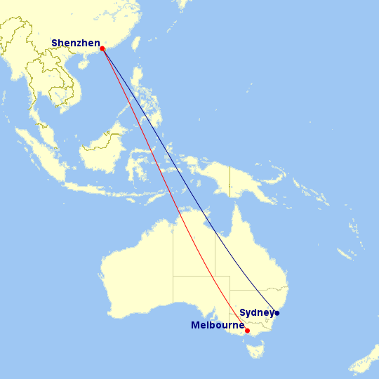 Air China's Melbourne-Shenzhen Route Application An Example Of China's Network Fragmentation | Capa