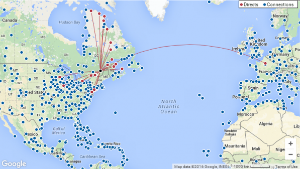 airports close to quebec city