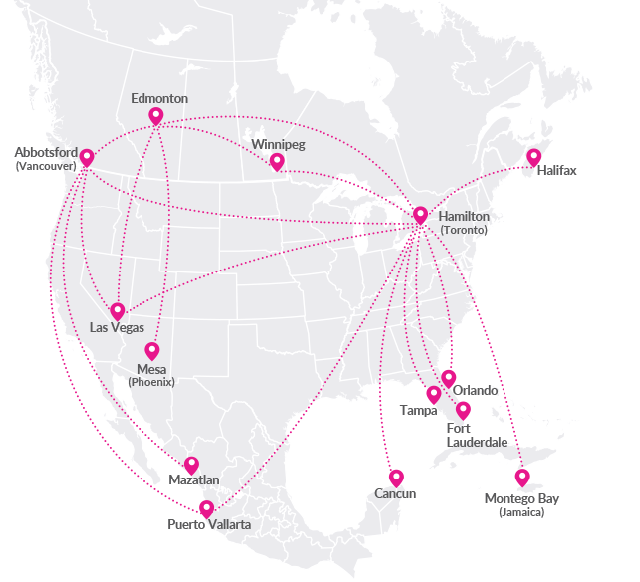 Flair Airlines Seating Map