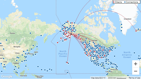 Ups Airlines Route Map Anchorage Airport: An East-West Hub Growing Into Cargo And E-Commerce | Capa