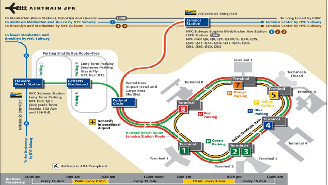 Airtrainjfkmap 