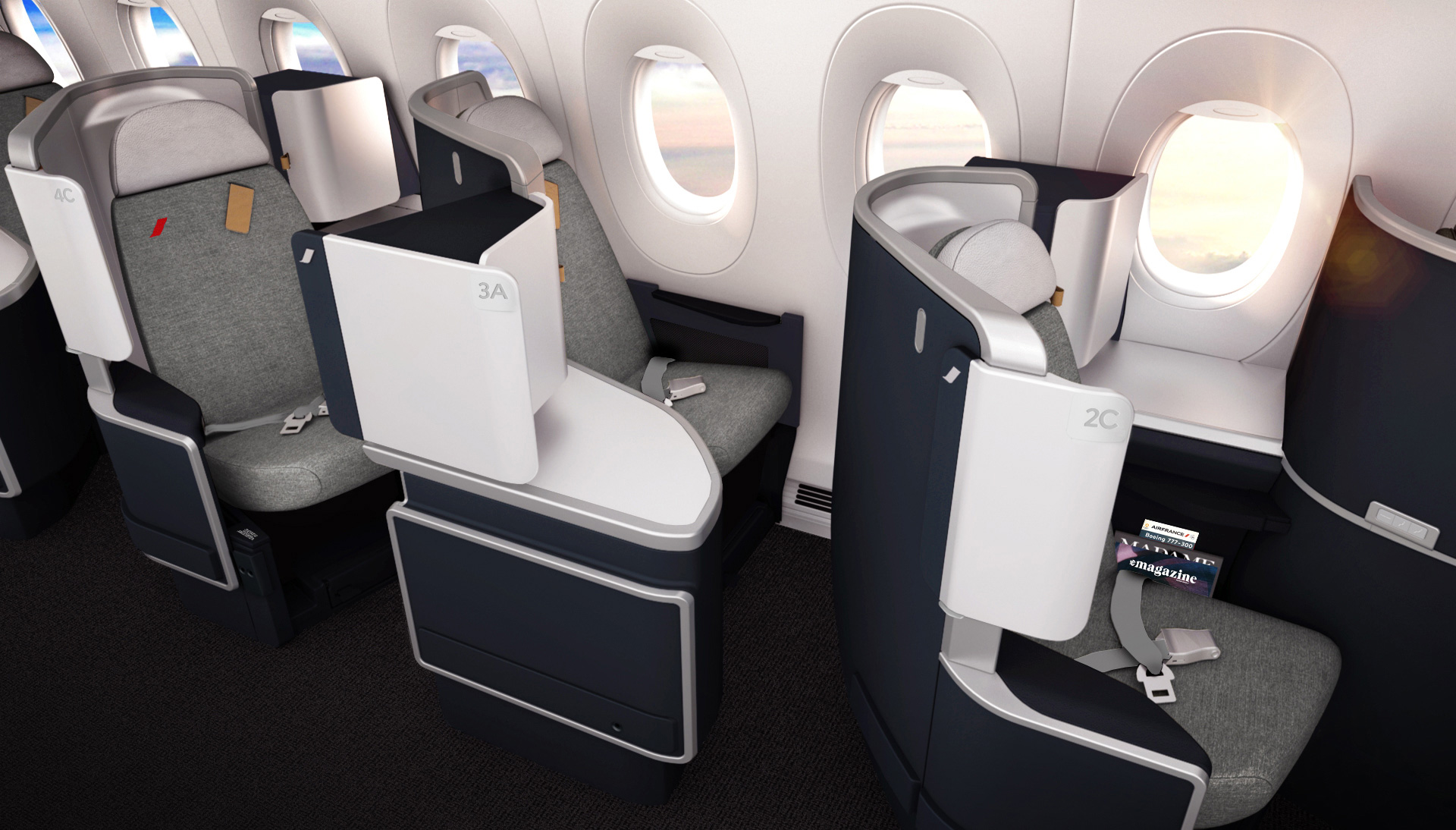 Inside Air France's new business class cabin