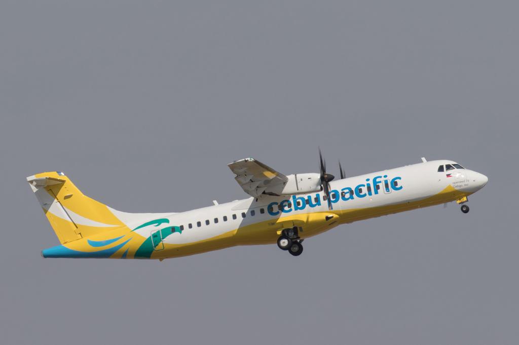 Turboprop freighter aircraft Cebu Pacific first cargo LCC CAPA