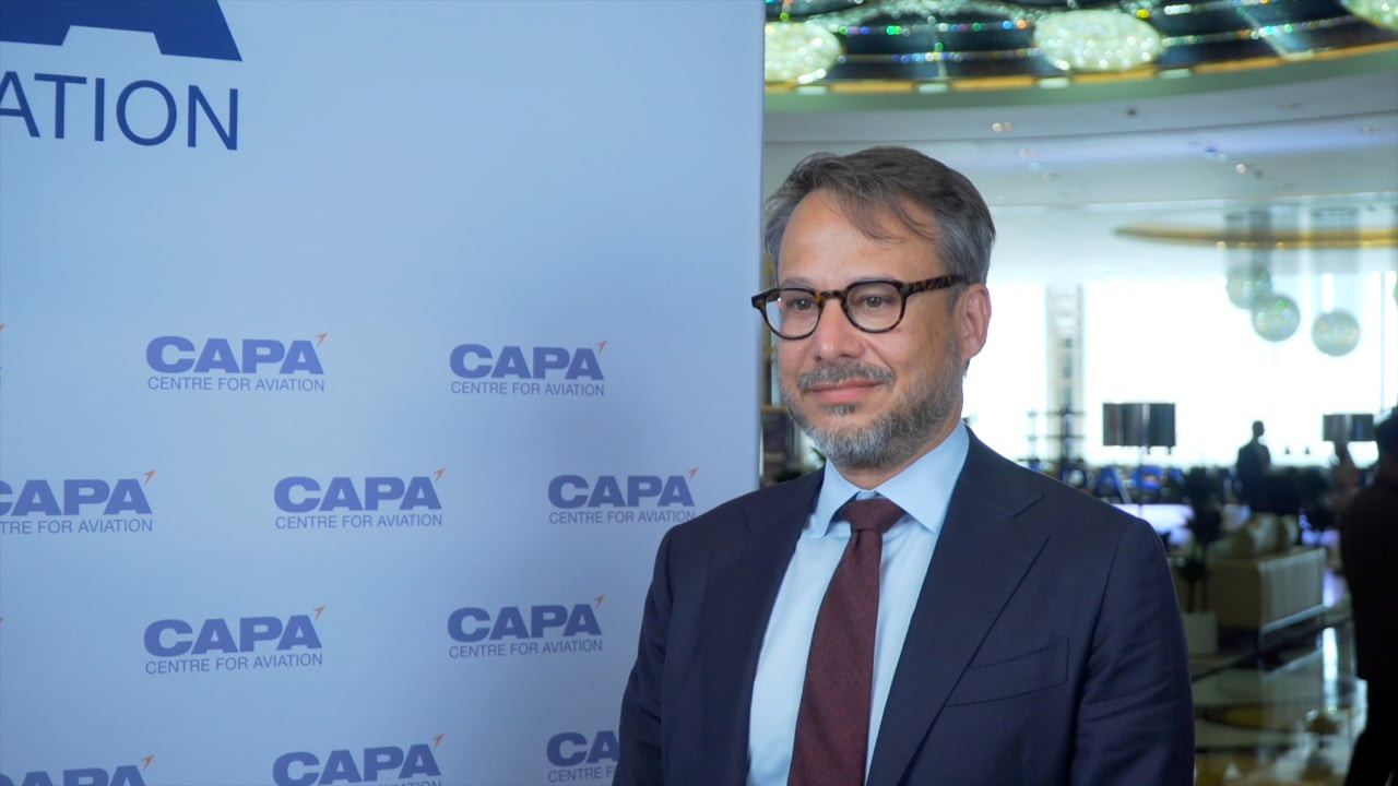 Avianca, President & CEO, Adrian Neuhauser at the CAPA World Aviation Summit 2023